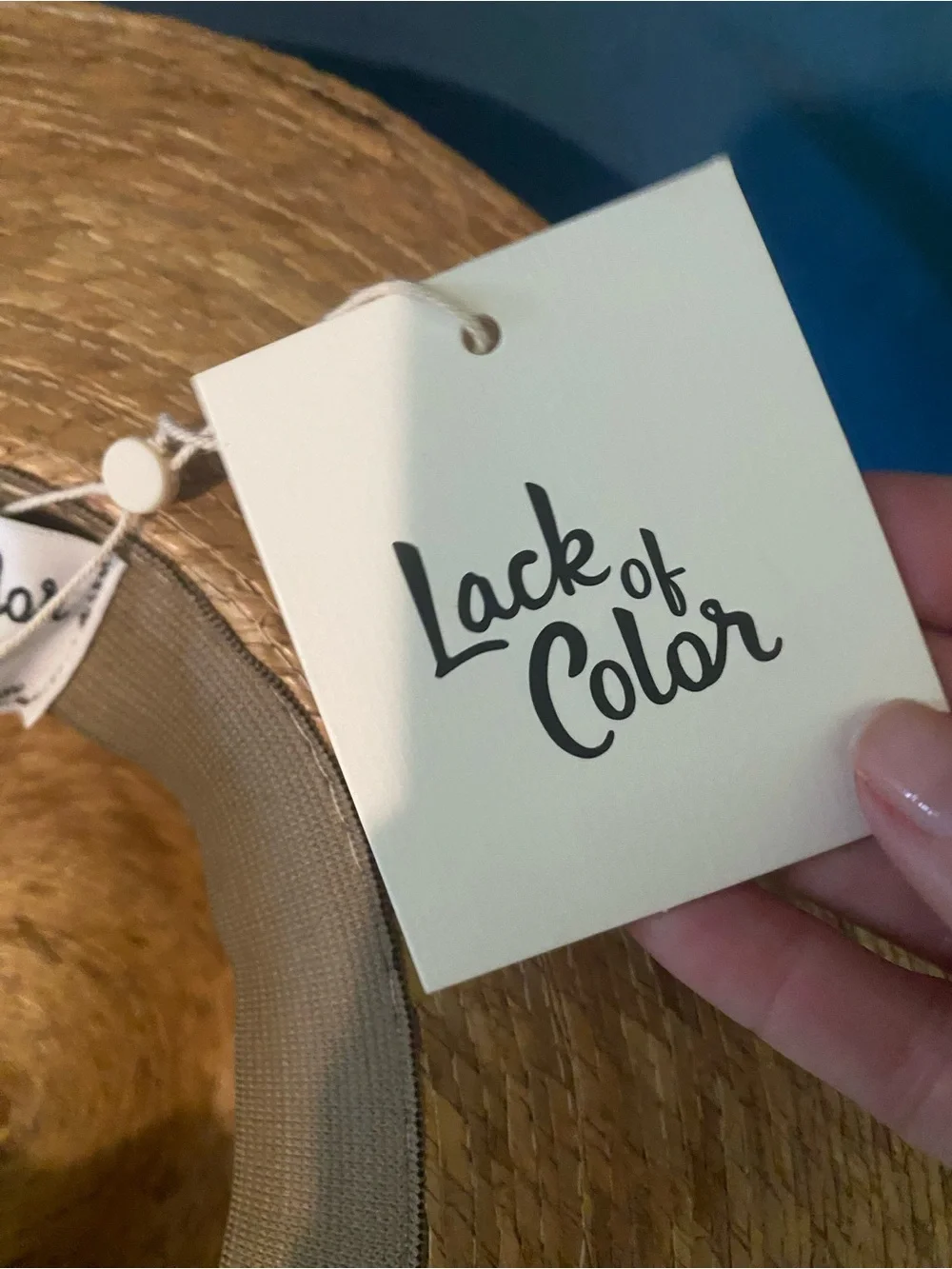 Lack Of Color Straw Fedora in Natural S/M